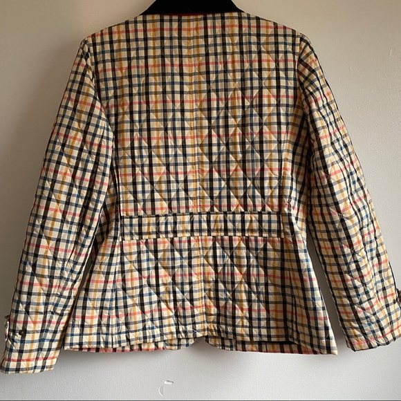Talbot multi color plaid quilted jacket - Picture 6 of 10